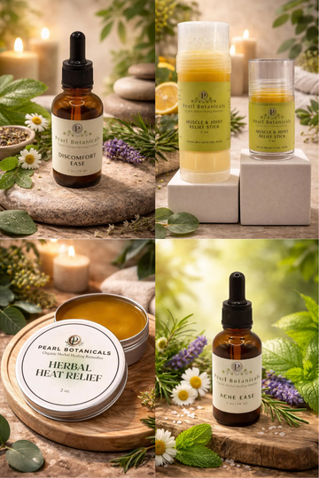 Aches & Discomfort Collection | Organic Herbal Wellness Support